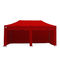 3m x 6m Gala Shade Pro Gazebo Red Sidewalls Gallery image 3